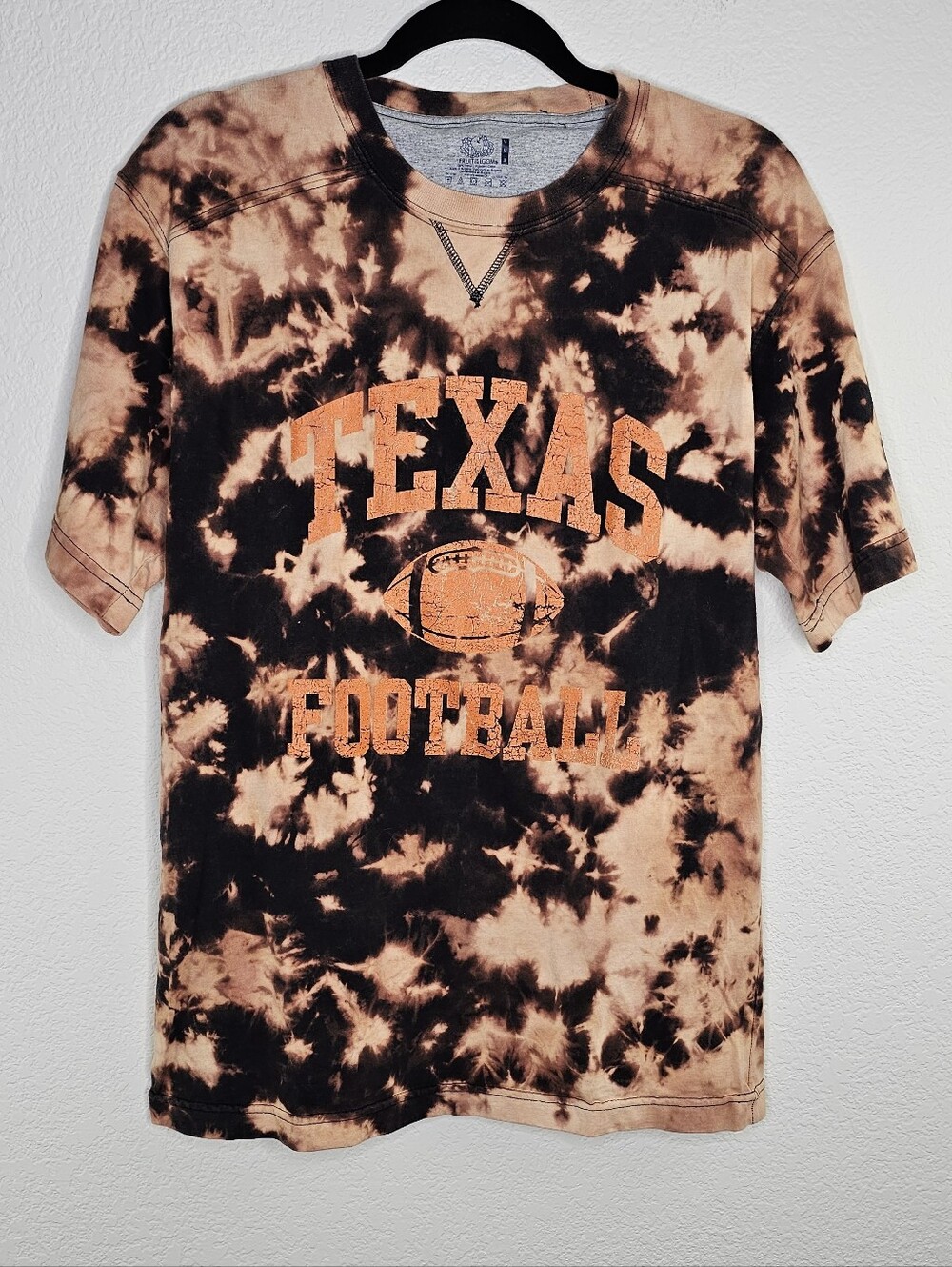 Texas Longhorns Football Tie Dye Unisex Tshirt Medium